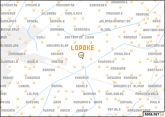 map of Lopoke