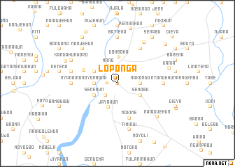 map of Loponga