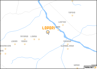 map of Lopori