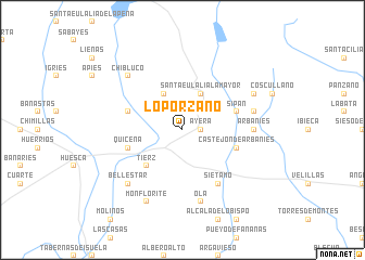 map of Loporzano