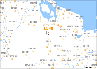 map of Lopo