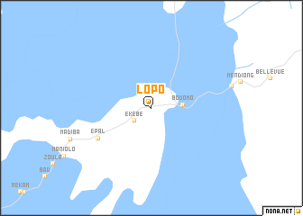 map of Lopo