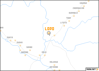 map of Lopo