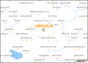 map of Loppeglia