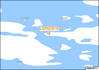 map of Lopskaya