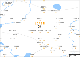 map of Lopsti