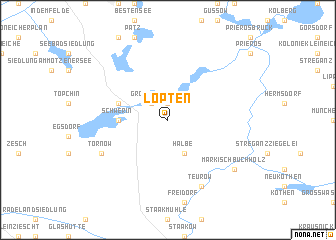 map of Löpten