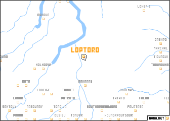 map of Loptoro