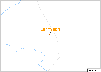 map of Loptyuga
