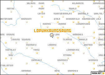 map of Lopu-hkaung-saung