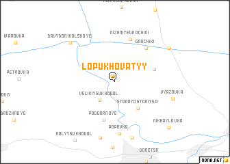 map of Lopukhovatyy