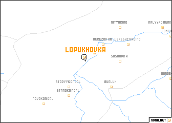 map of Lopukhovka