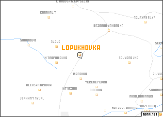 map of Lopukhovka