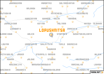 map of Lopushnitsa