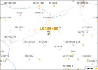 map of Lopushno