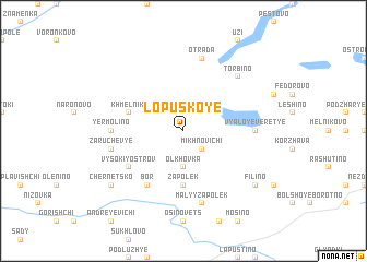 map of Lopuskoye