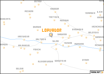 map of Lopvador
