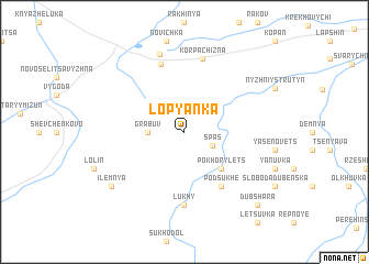 map of Lopyanka