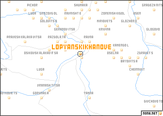 map of Lopyanski Khanove