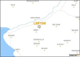 map of Lopyshi