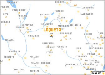 map of Loqueta