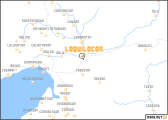 map of Loquilocon