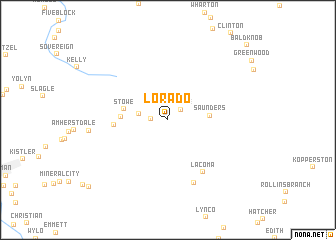 map of Lorado