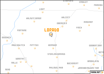 map of Lorado