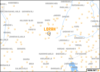 map of Lorah