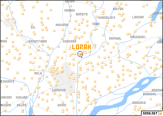 map of Lorah