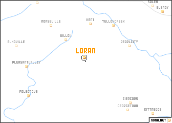 map of Loran