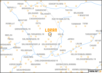 map of Lorān