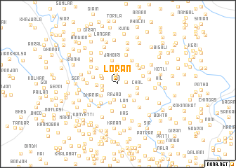 map of Loran