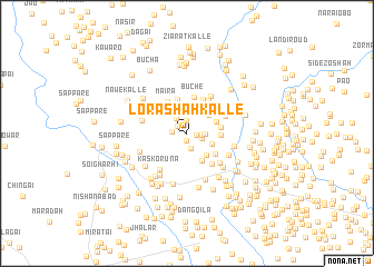 map of Lora Shāh Kalle