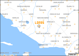 map of Loras