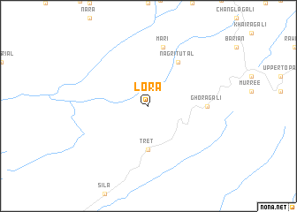 map of Lora