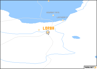 map of Lorba