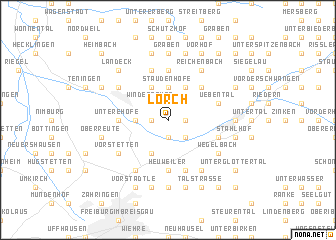 map of Lörch