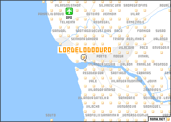 map of Lordelo do Ouro