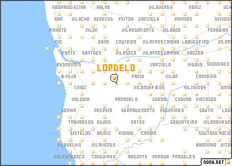 map of Lordelo