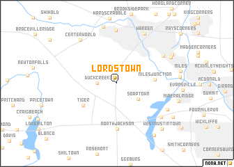 map of Lordstown