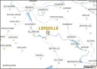 map of Lordville