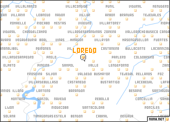 map of Loredo