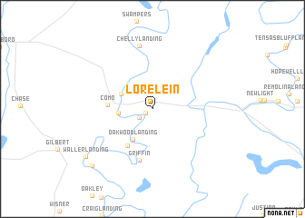 map of Lorelein