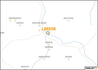 map of Lorena