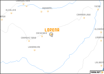 map of Lorena