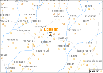 map of Lorena
