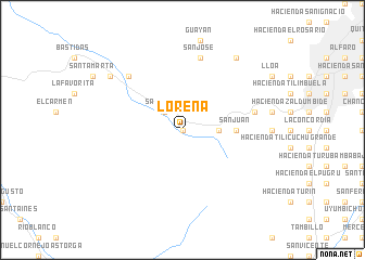 map of Lorena