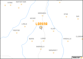 map of Lorena