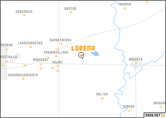 map of Lorena